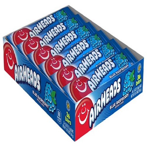 AirHeads Blue Raspberry Taffy Bars 
