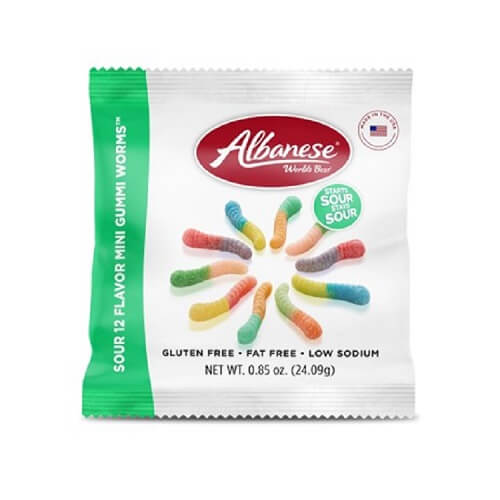 Albanese Sour Mini Gummi Worms Treat Packs Albanese Sour Mini Gummi Worms Treat Packs
