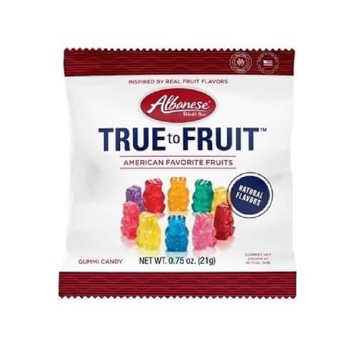 Albanese True to Fruit Gummi Bear Treat Packs