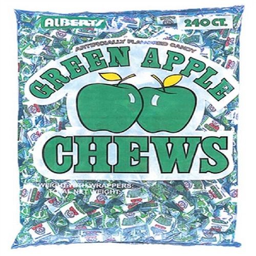 Alberts Green Apple Fruit Chews  