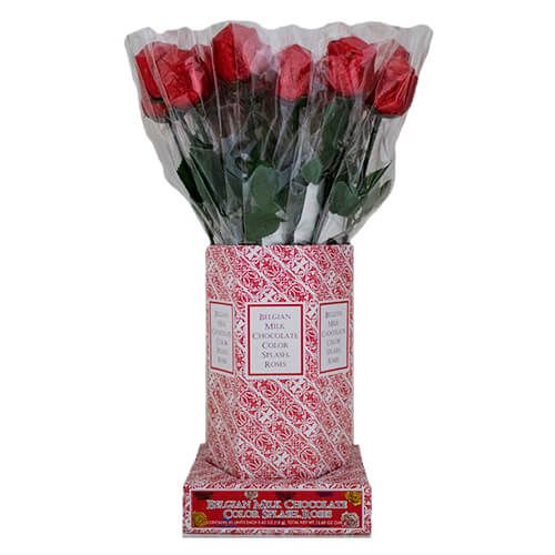 Albert Chocolate Red Roses 
