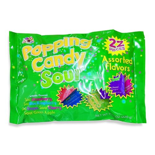 Assorted Sour Popping Candy - 22 Count