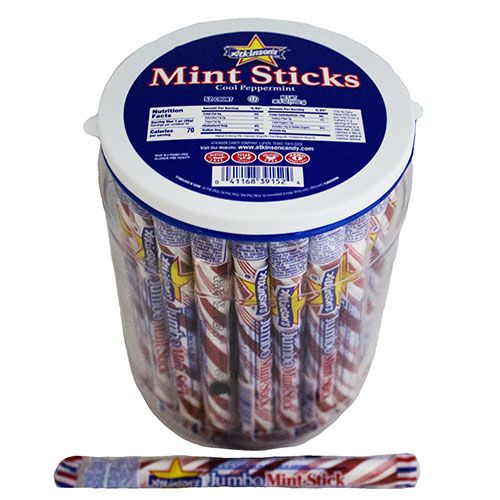 Atkinson Peppermint Sticks~52 Count 