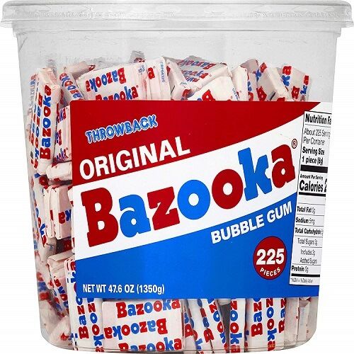 Original Bazooka Bubble Gum - 225ct. Original Bazooka Bubble Gum - 225ct.