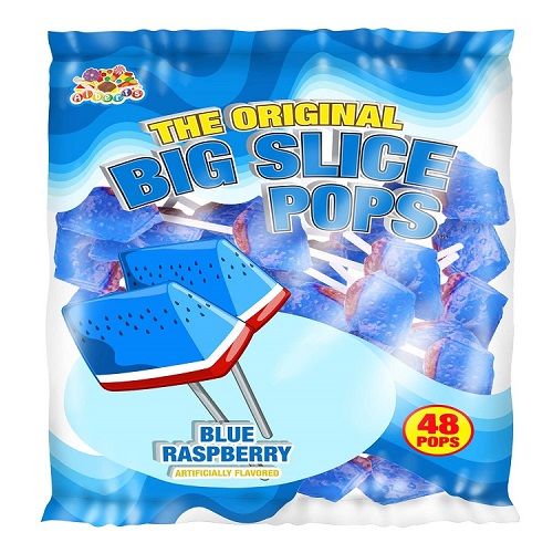Big Slice Blue Raspberry Pop  1~48ct. Bag Big Slice Blue Raspberry Pop  1~48ct. Bag