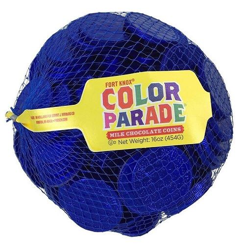 Fort Knox Chocolate Dark Blue Coins 
