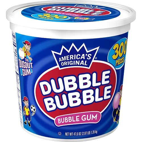 Original Dubble Bubble~ 300 Piece Tub  Original Dubble Bubble~ 300 Piece Tub