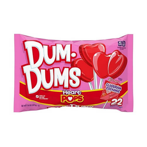 Dum Dums Heart Pops