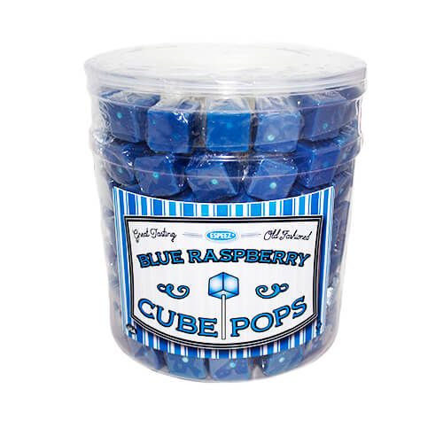 Espeez Blue Raspberry Cube Pop ~ 100 Count  Espeez Blue Raspberry Cube Pop ~ 100 Count