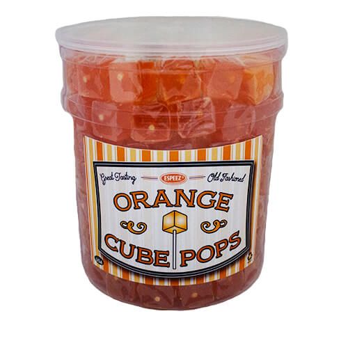 Espeez Orange Cube Pop ~ 100 Count