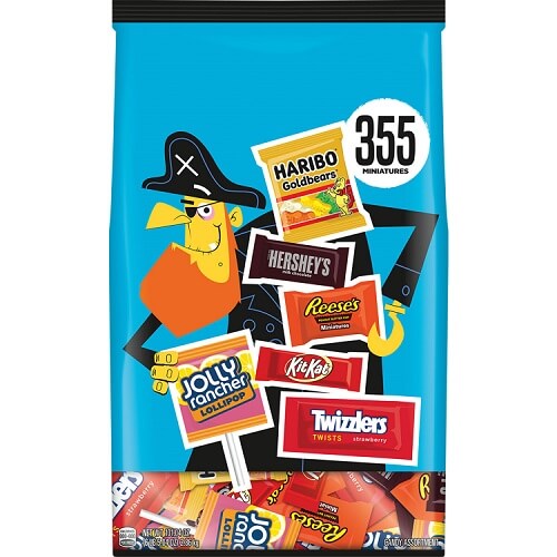 Halloween Hershey Variety Mix 355 Pieces  