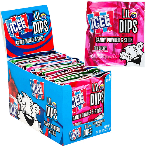 Icee Lil Dips Assorted Candy Powder and Sticks