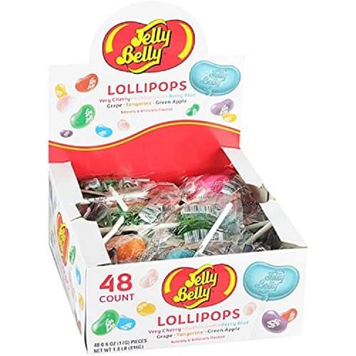 Jelly Belly Lollipops ~ 48ct. Box Jelly Belly Lollipops ~ 48ct. Box