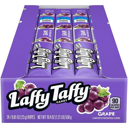Grape Laffy Taffy Rope ~ 24 Count Grape Laffy Taffy Rope ~ 24 Count