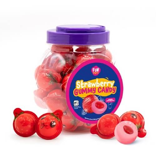 Funtasty Strawberry Gummy Candy Funtasty Strawberry Gummy Candy