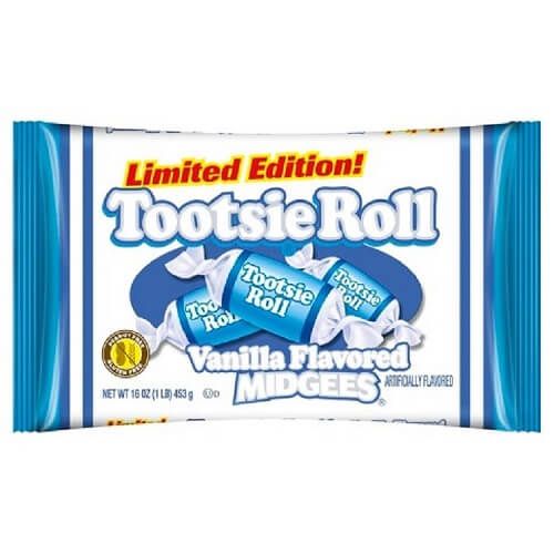 Tootsie Roll Limited Edition Vanilla Midgees Tootsie Roll Limited Edition Vanilla Midgees