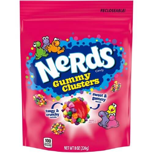 Rainbow Nerds Gummy Cluster 5 Pounds