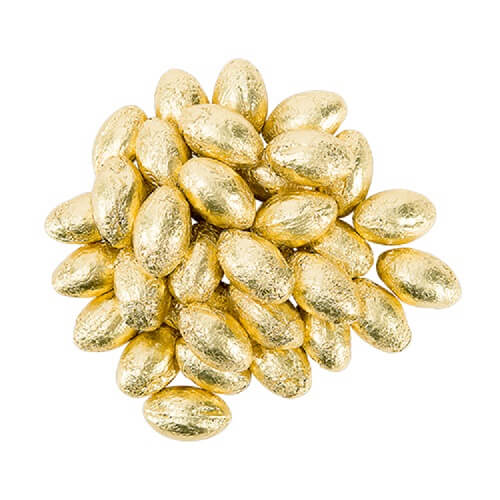 Gold Foil Chocolate Eggs 