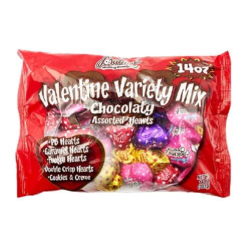 Valentine Hearts Variety Mix 14 Oz Bag Valentine Hearts Variety Mix 14 Oz Bag