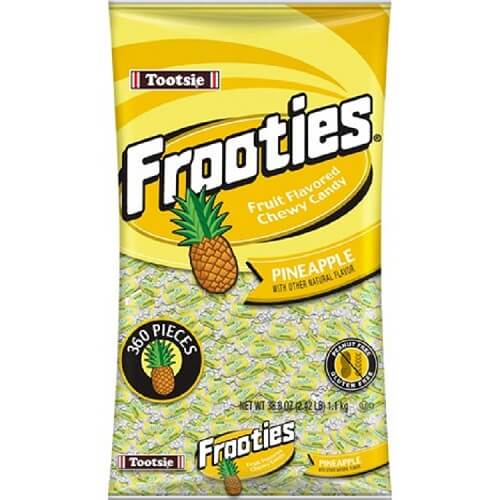 Tootsie Roll Pineapple Frooties ~ 360 Count 