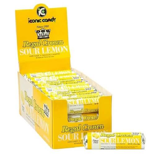 Regal Crown Sour Lemon Candy 24 Count Regal Crown Sour Lemon Candy 24 Count