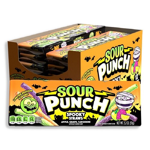Sour Punch Spooky Straws