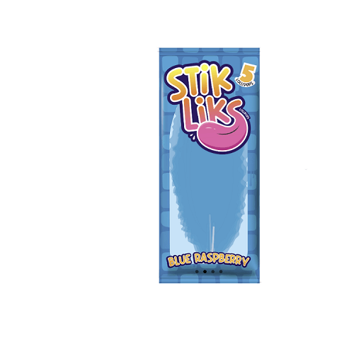 Stik Liks Blue Raspberry Lollipops Stik Liks Blue Raspberry Lollipops