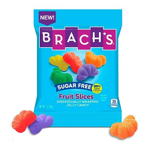 Brach's Sugar Free Fruit Slices ~ 12 - 3.5oz Bags   Brach's Sugar Free Fruit Slices ~ 12 - 3.5oz Bags