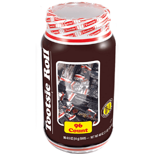 Tootsie Roll Jar-96ct Tootsie Roll Jar-96ct