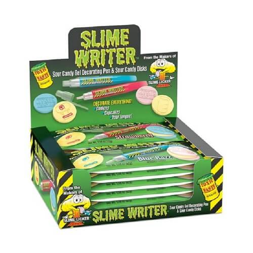 Toxic Waste Slime Writer Candy Pens - 12 Count