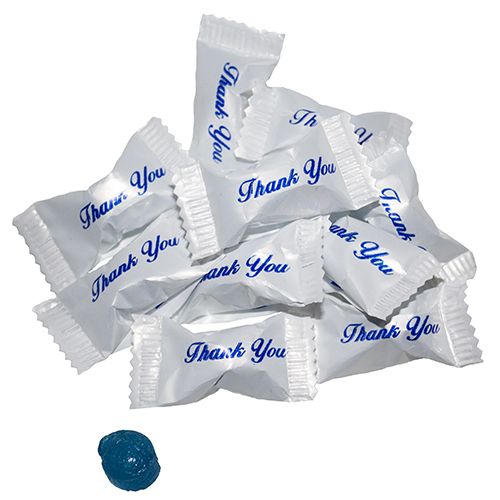"Thank You" Blue Ice Crystals 