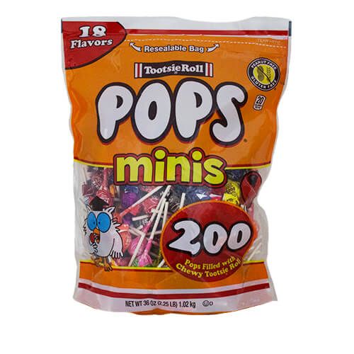 18 Flavor Mini Tootsie Roll Pops