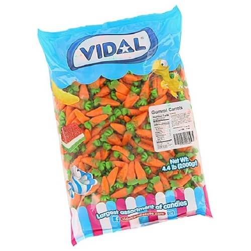 Vidal Gummi Carrots 4.4lb Bag Vidal Gummi Carrots 4.4lb Bag