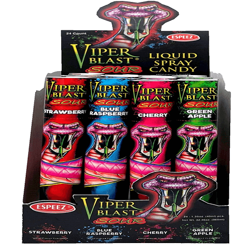 Viper Blast Sour Spray Candy 