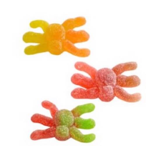 Vidal Gummi Hairy Spiders