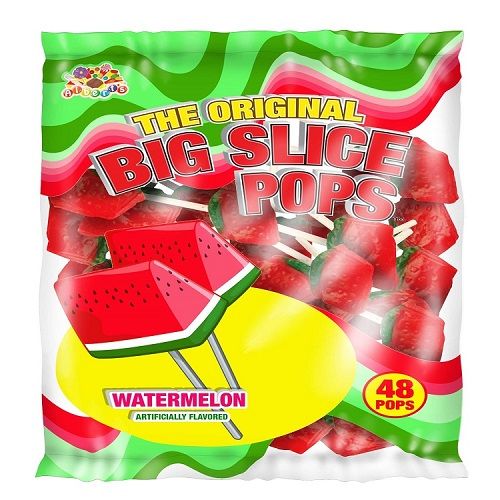 Big Slice Watermelon Pop  1~48ct. Bag Big Slice Watermelon Pop  1~48ct. Bag