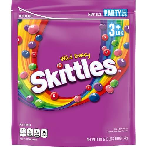 Wild Berry Skittles ~ 50oz. Bag 