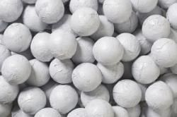 White Foil Chocolate Balls 