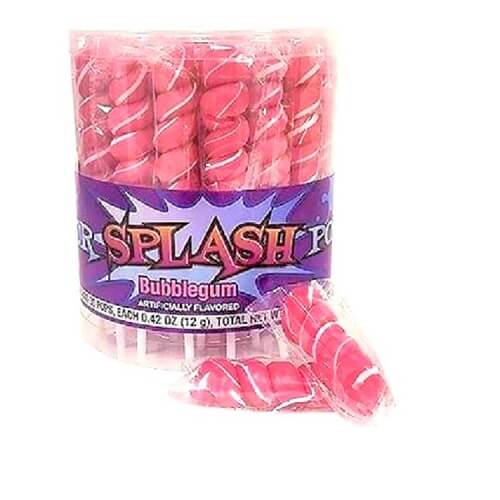 Albert's Bright Pink Twist Pops ~ 30ct. 