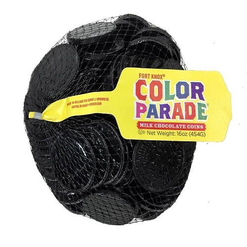 Fort Knox Chocolate Black Coins 