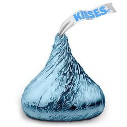 Hershey Blue Kisses 200 Count Bag