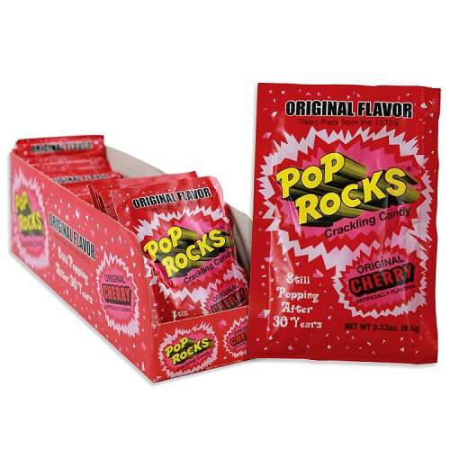 Cherry Pop Rocks ~ 24 Count Cherry Pop Rocks ~ 24 Count