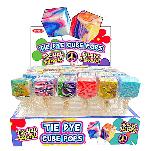 Tie Dye Cube Pop ~ 48 Count  Tie Dye Cube Pop ~ 48 Count