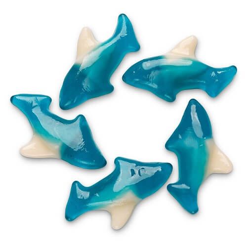 Albanese Blue Gummi Sharks ~ 5lb Bag 
