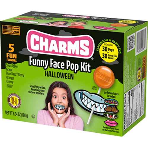 Charms Halloween Funny Face Pop Kit Charms Halloween Funny Face Pop Kit