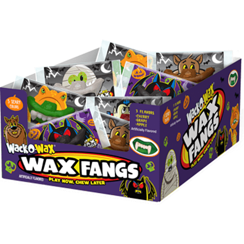Assorted Wack-O-Wax Fangs ~ 24 Count Box   Assorted Wack-O-Wax Fangs ~ 24 Count Box