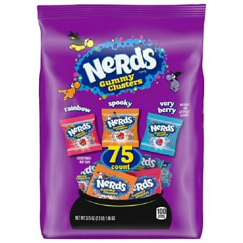 Halloween Nerds Gummy Clusters Treat Packs 