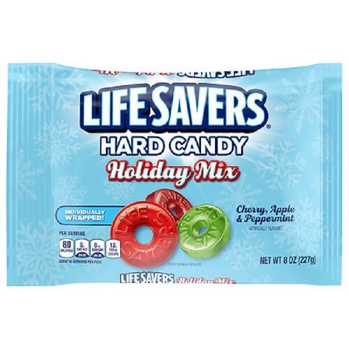 Holiday Lifesavers-12 ~ 8oz Bag Holiday Lifesavers-12 ~ 8oz Bag