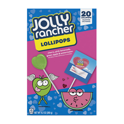 Jolly Rancher Heart Pops Classroom Exchange Packs