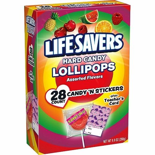 Lifesavers Candy n Stickers Lollipops